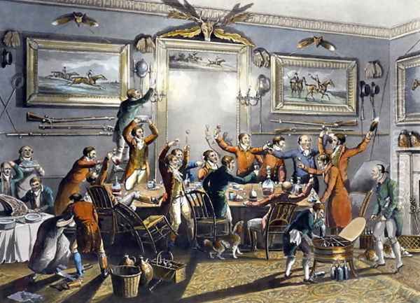 The Toast, from 'Foxhunting', engraved by Thomas Sutherland - view 1