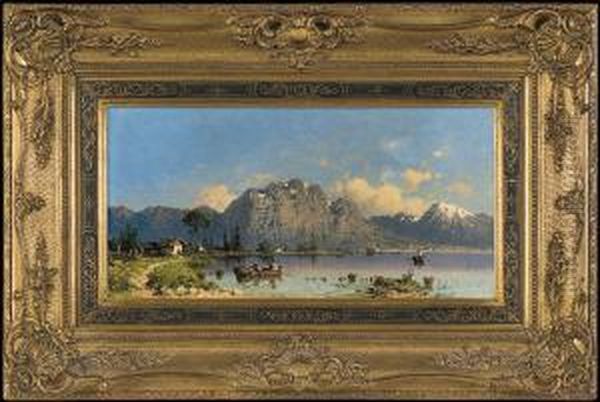 At Alpian Lake - view 1