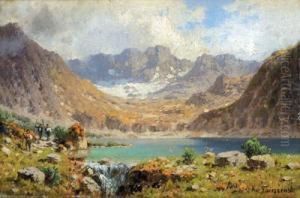 An Einem Bergsee by Aleksander Swieszewski