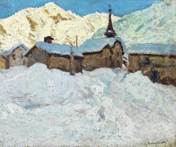Village Sous La Neige - view 1