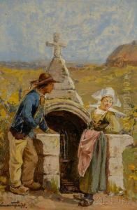 At The Shrine by Clement Nye Swift