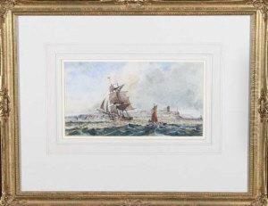 A Collier And A Smack At The Mouth Of The Tyne by John Warkup Swift