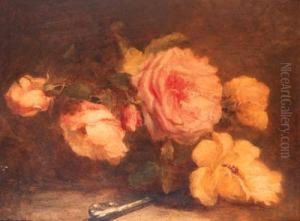 Pink Roses by Catherine Bisschop-Swift