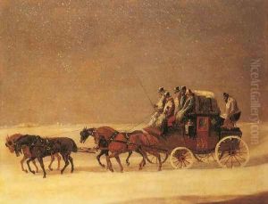 The Derby and London Royal Mail on the Open Road in Winter