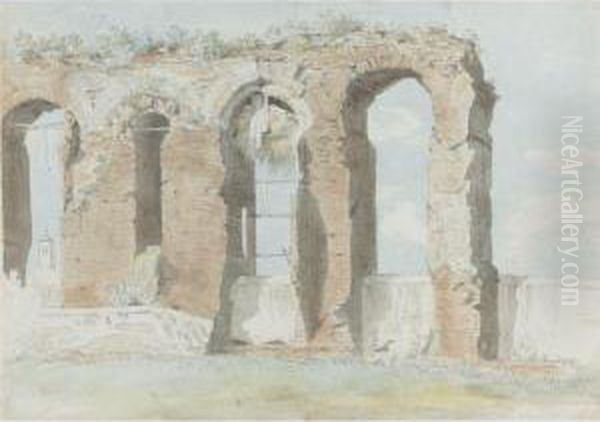 The Aqua Marcia Aquaduct Near Santa Maria Maggiore, Rome - view 1