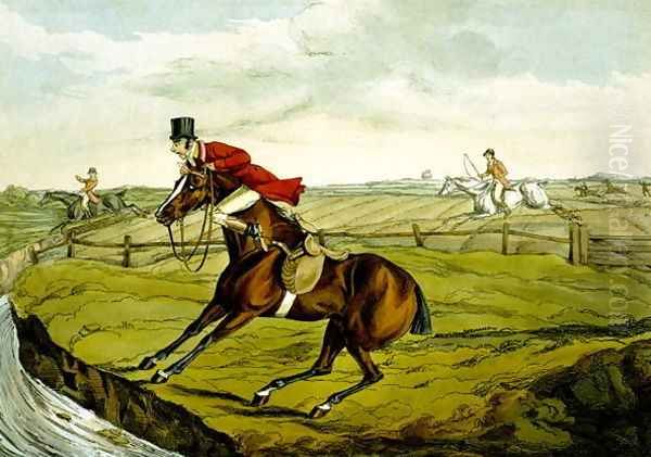 Stopping at Water, from 'Qualified Horses and Unqualified Riders', 1815 - view 1