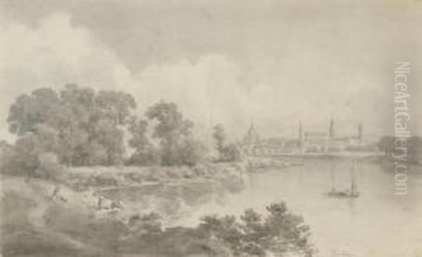Dresden From Across The Elbe - view 1