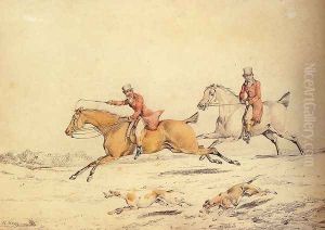 Hunting Scenes: Full Cry by Henry Thomas Alken