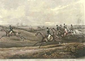 Heading for the fence by Henry Thomas Alken