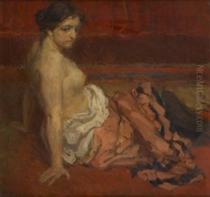 Nu A La Jupe Rose by Philippe Swyncop