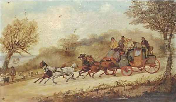 The York to London coach - view 1