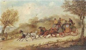 The York to London coach by Henry Thomas Alken