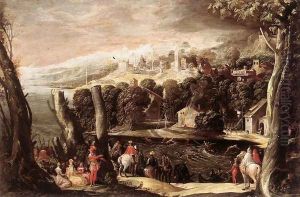 Deer Hunt by Niccolo dell' Abbate