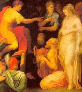 The Continence of Scipio by Niccolo dell' Abbate