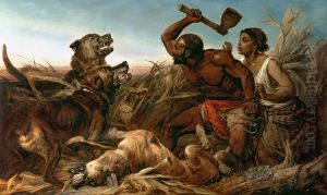 The Hunted Slaves, 1861 by Richard Ansdell