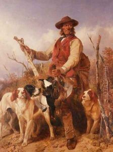Gamekeeper with Dogs by Richard Ansdell