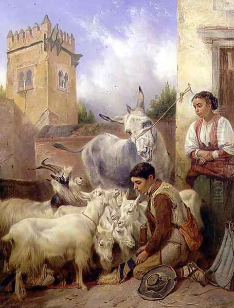 Feeding Goats in the Alhambra, 1871 - view 1