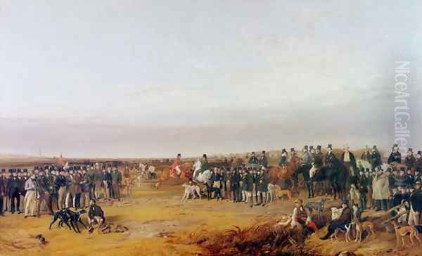 The Waterloo Cup Coursing Meeting, 1840 - view 1