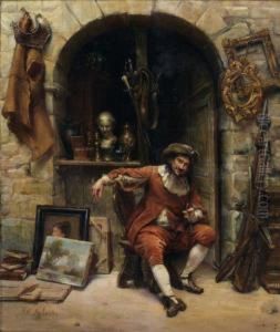 Le Marchand D'art by Joseph Noel Sylvestre