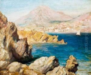 Paysage Mediterranneen by Joseph Noel Sylvestre