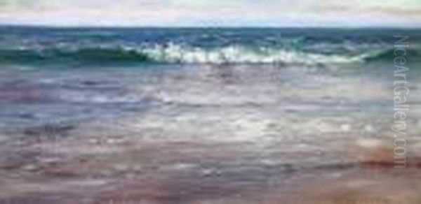 Breaking Waves Along A Shore - view 1