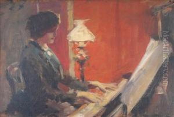 A Lady At The Piano - view 1