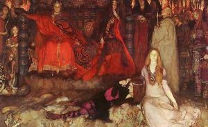 The Play Scene in "Hamlet" 1897 by Edwin Austin Abbey