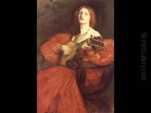 A Lute Player by Edwin Austin Abbey