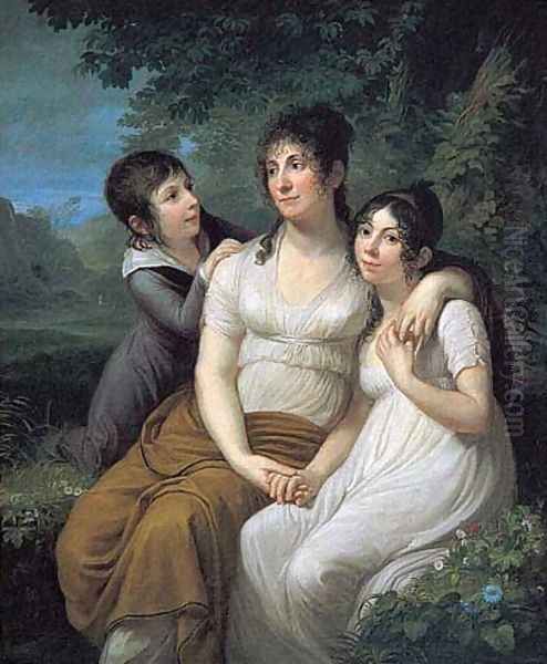 The condess with children - view 1