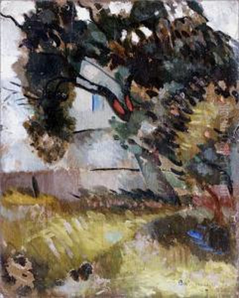 Burza, Drzewa, Dom - Za Szklem - view 1