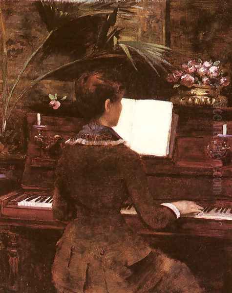 At the Piano - view 1