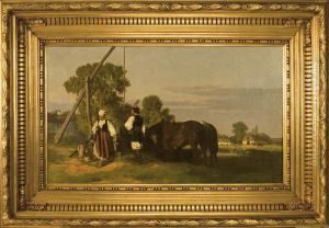 Zaloty Przy Studni by Wladyslaw Szerner