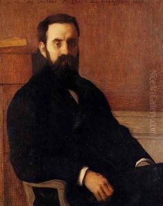Portrait Of Dr Michaux by Edmond-Francois Aman-Jean