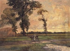 Summer Evening by Lajos Szlanyi