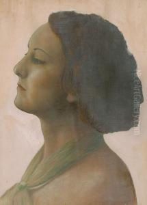 Holgy Selyemsallal by Geza Szontagh
