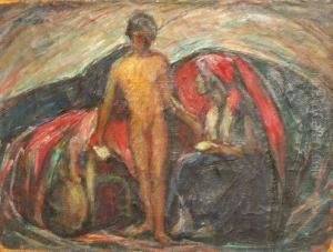 Scene Symboliste by Seweryn Szrejer