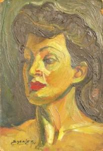 Femme Aux Cheveux Longs by Seweryn Szrejer