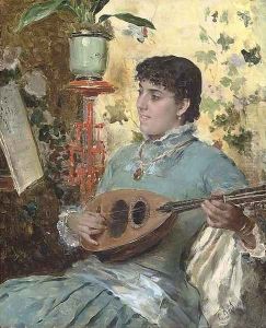 A tune on the lute by Federico Andreotti