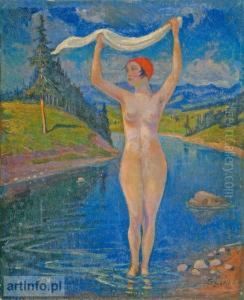 W Kapieli by Stanislaw Szygell