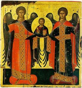 The Congregation Of The Archangels by Angelos Akotantos