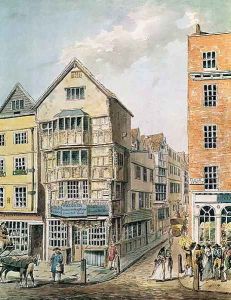 Corner of Fleet Street and Chancery Lane by William Alexander