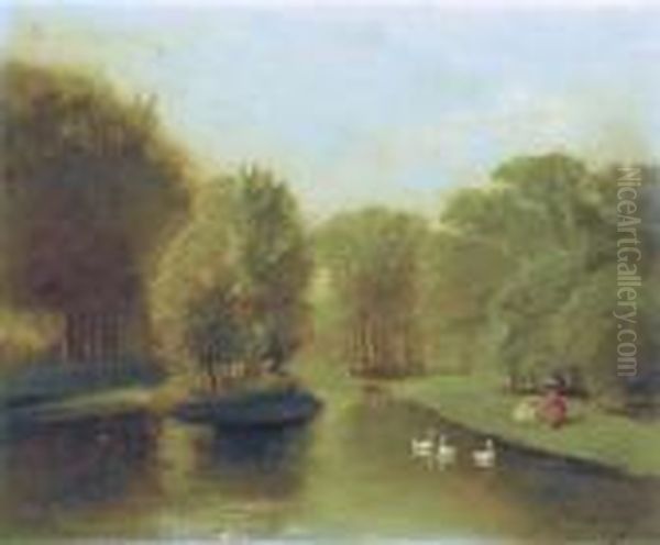 Vijver In Het Vondelpark, Amsterdam - view 1