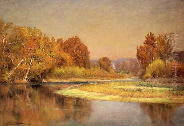 Sycamores on the Whitewater - view 1