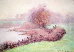 A Misty Morning on the Mississinewa by John Ottis Adams