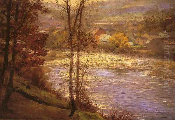 Morning on the Whitewater, Brookille, Indiana - view 1