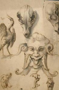Architectural Elements Study by Pietro Tacca