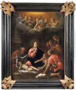 Adorazione Dei Pastori Con San Giovannino Adorazione Dei Pastori Con San Giovannino