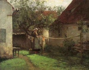 Wash Day, Bavaria by John Ottis Adams