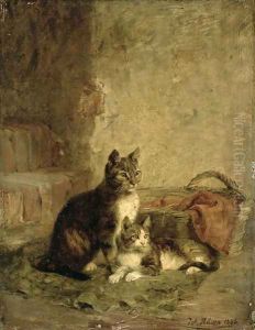 Cats 1883 by Julius Adam