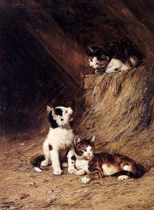 The Hayloft by Julius Adam